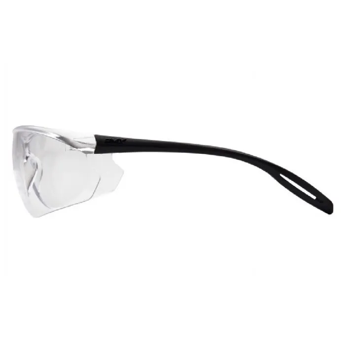 Pyramex S9710S Neshoba Safety Glasses, Black Temples, Clear Lens, 1 Each