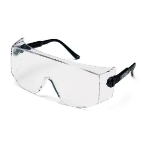 Pyramex SB1010SJ Defiant Jumbo Over the Spectacle Glasses, Black Body, Clear Lens, 1 Each