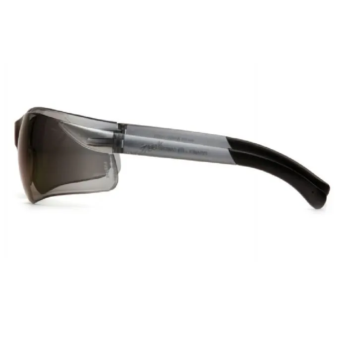 Pyramex Ztek S2575S Safety Glasses, Blue Mirror Lens Blue Mirror Frame, One Size, 1 Each