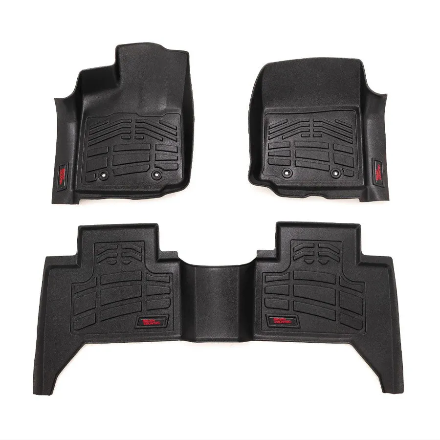 Rough Country Sure-Fit Floor Mats | 2023-2016 Toyota Tacoma