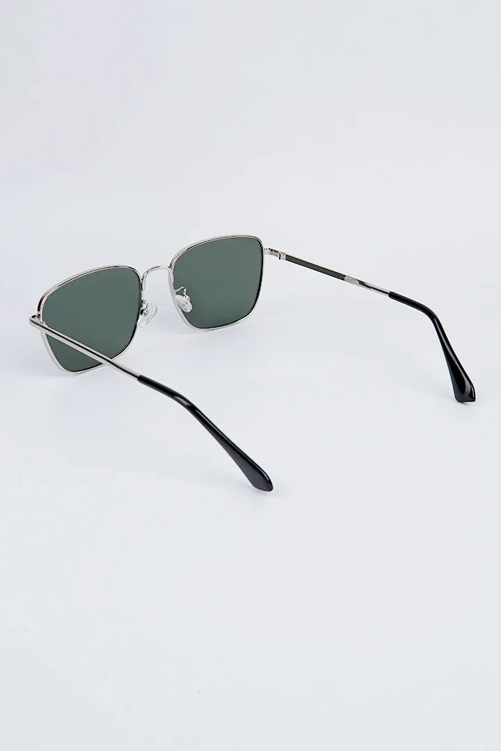 Simon Square Sunglasses - Green