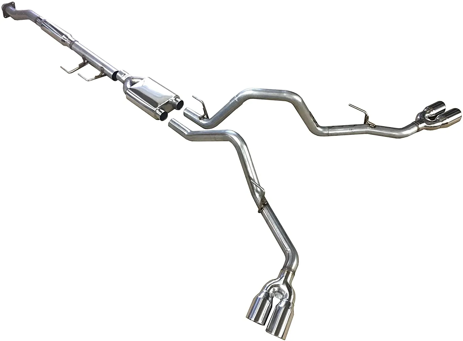 Solo Performance Exhaust Ford F150 5.0L V8 (11-14) Mach X Dual Catback w/ Extra Resonator - 145″ or 157″ Wheel Base