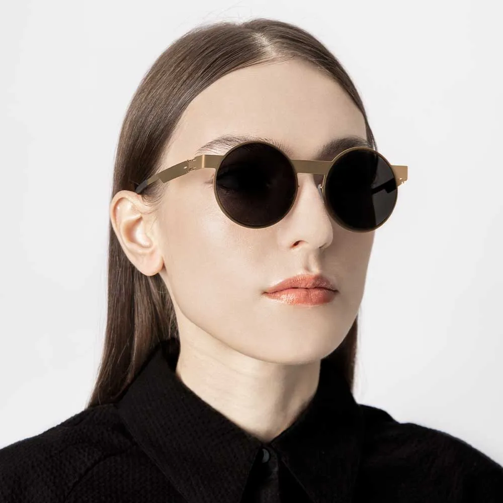 Sunglasses #2.1, Round, gold