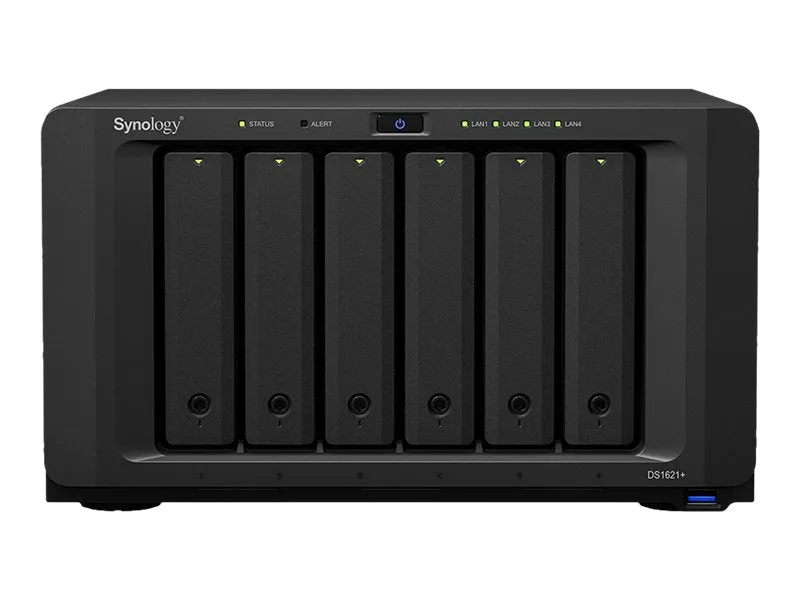 Synology Disk Station Ds1621  - Nas Server - 6 Bays - Sata 6Gb/S - Raid Raid 0, 1, 5, 6, 10, Jbod - Ram 4 Gb - Gigabit E