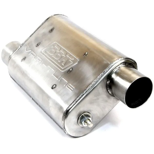 Varitune Adjustable Muffler Double Offset 3.0 Inch Stainless - Reconditioned