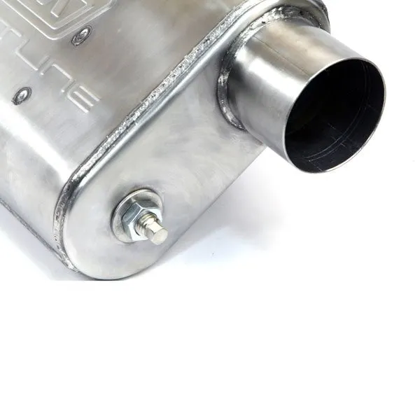 Varitune Adjustable Muffler Double Offset 3.0 Inch Stainless - Reconditioned