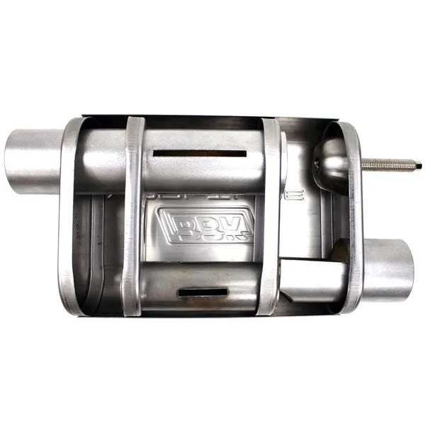 Varitune Adjustable Muffler Double Offset 3.0 Inch Stainless - Reconditioned
