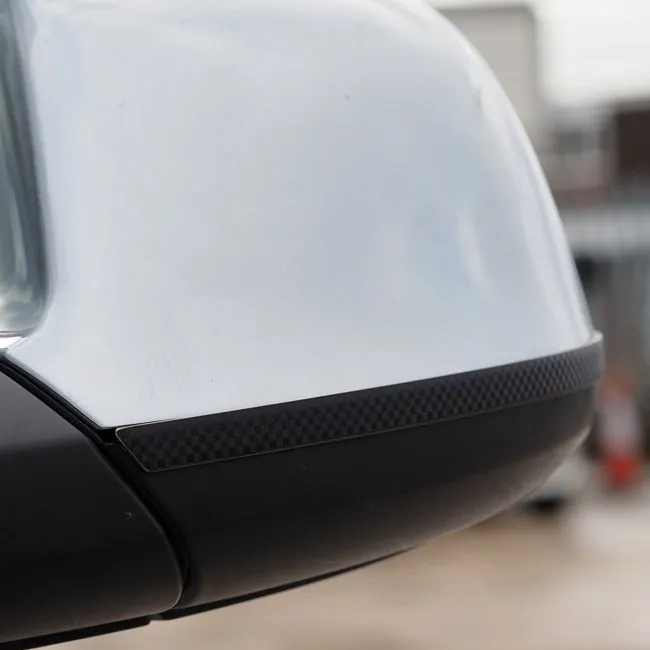 VW T5.1 Transporter Stainless Carbon Film Wing Mirror Trims