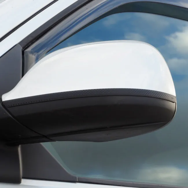 VW T5.1 Transporter Stainless Carbon Film Wing Mirror Trims