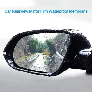 Waterproof Membrane Car Rear-view Mirror Protective Film, HD Anti-Fog/Anti-Glare/Anti-Scratch Car Mirror Rainproof Film
