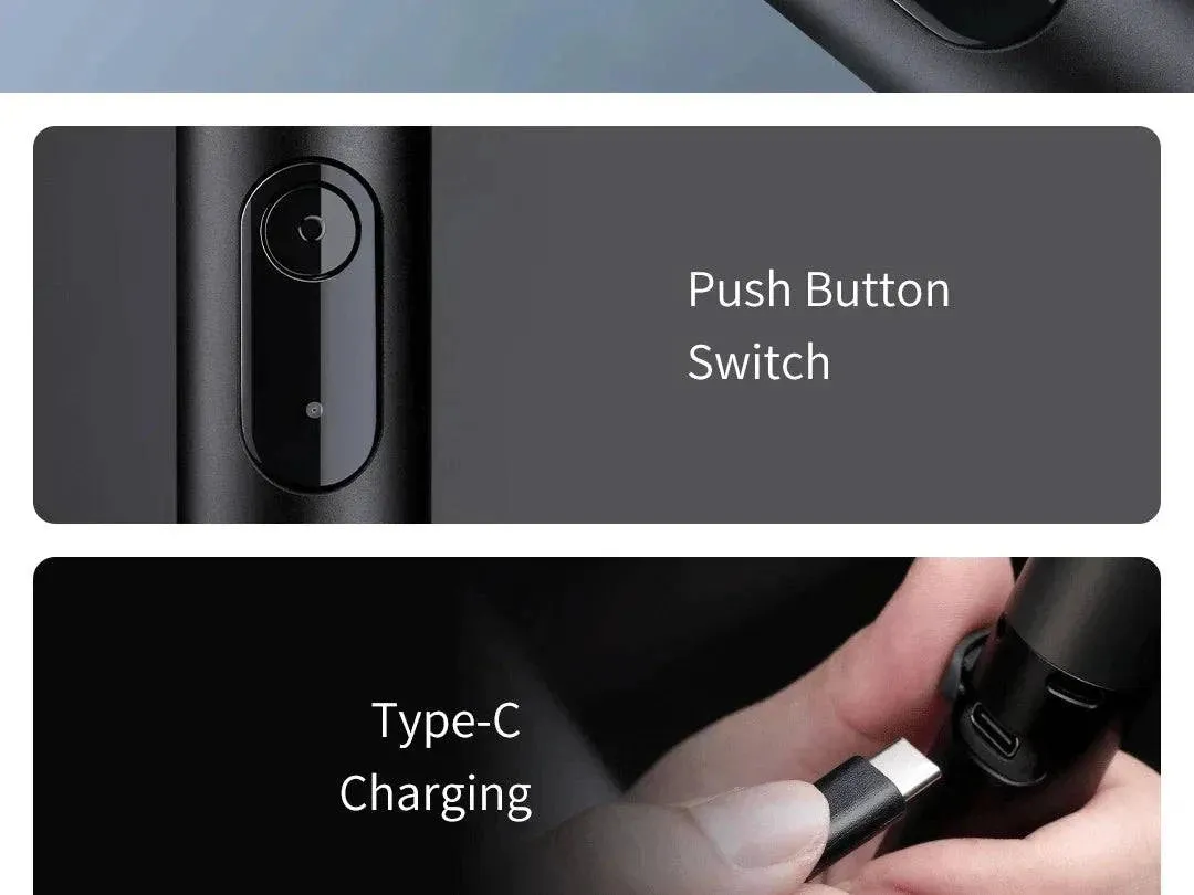 Xiaomi NexTool Strong Light Flashlight Multifunctional Torch Light with Warning Alarm Camera Detector Portable Safety Flashlight