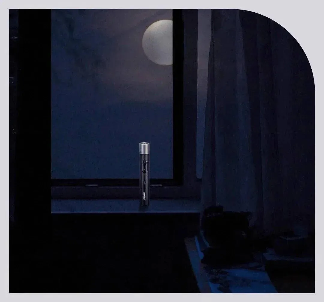 Xiaomi NexTool Strong Light Flashlight Multifunctional Torch Light with Warning Alarm Camera Detector Portable Safety Flashlight
