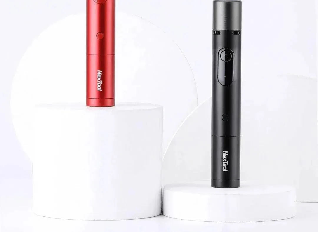 Xiaomi NexTool Strong Light Flashlight Multifunctional Torch Light with Warning Alarm Camera Detector Portable Safety Flashlight